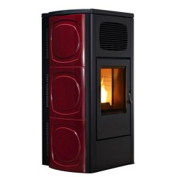 Piecyk na pelet Orchidea Air 9,5 kW - RED