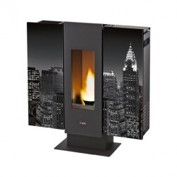 Piecyk na pelet Wall Air New York 9,0 kW - Cadel
